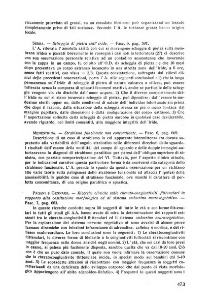 Lettura oftalmologica rivista mensile di oculistica pratica