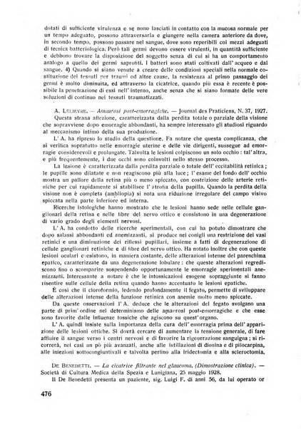 Lettura oftalmologica rivista mensile di oculistica pratica