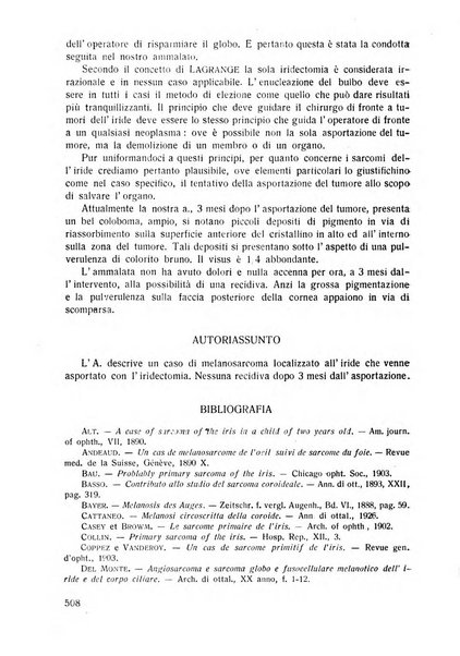 Lettura oftalmologica rivista mensile di oculistica pratica