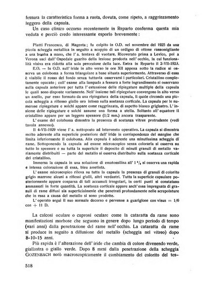 Lettura oftalmologica rivista mensile di oculistica pratica