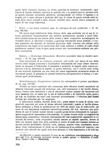 Lettura oftalmologica rivista mensile di oculistica pratica