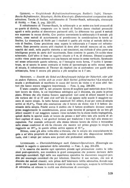 Lettura oftalmologica rivista mensile di oculistica pratica