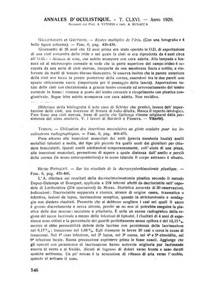 Lettura oftalmologica rivista mensile di oculistica pratica