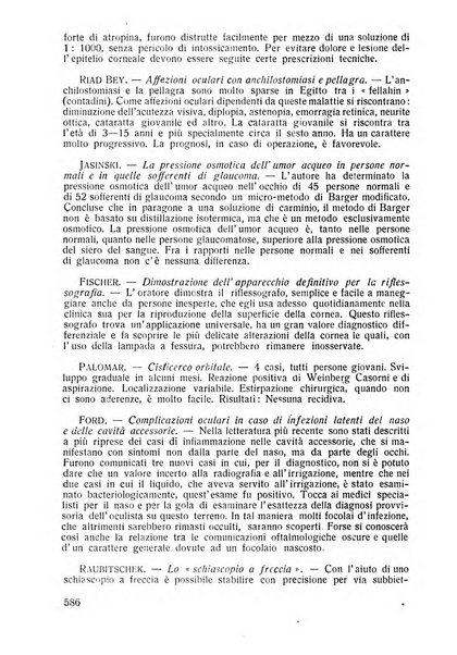 Lettura oftalmologica rivista mensile di oculistica pratica