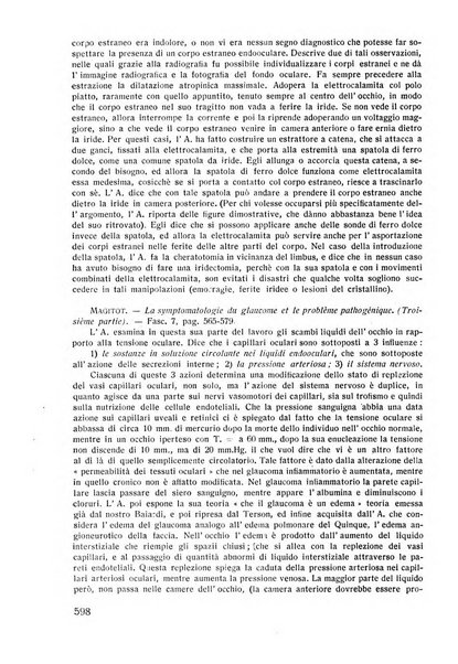 Lettura oftalmologica rivista mensile di oculistica pratica