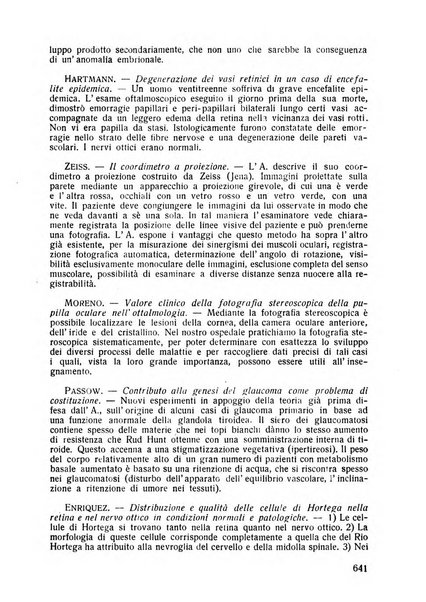 Lettura oftalmologica rivista mensile di oculistica pratica