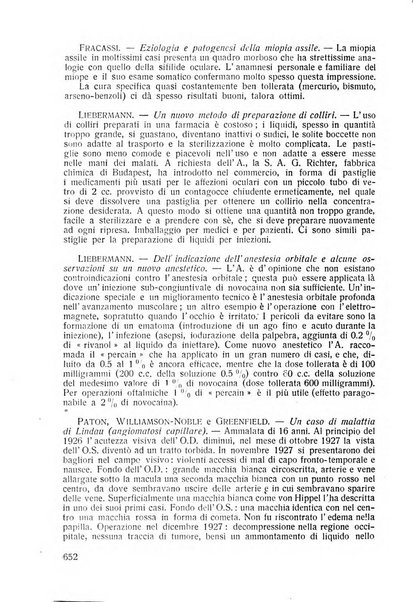 Lettura oftalmologica rivista mensile di oculistica pratica