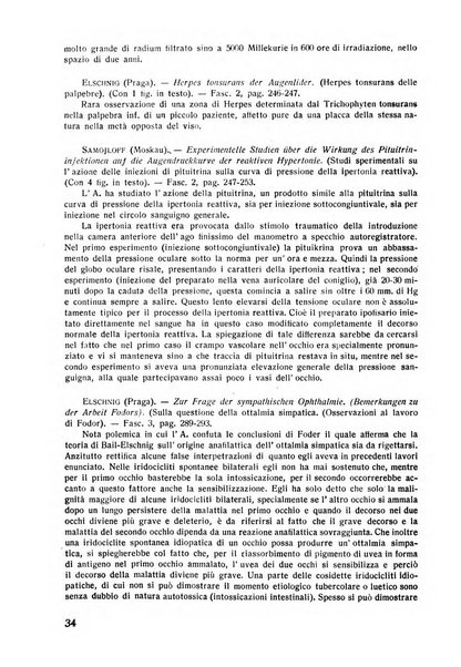 Lettura oftalmologica rivista mensile di oculistica pratica