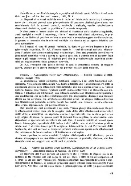 Lettura oftalmologica rivista mensile di oculistica pratica