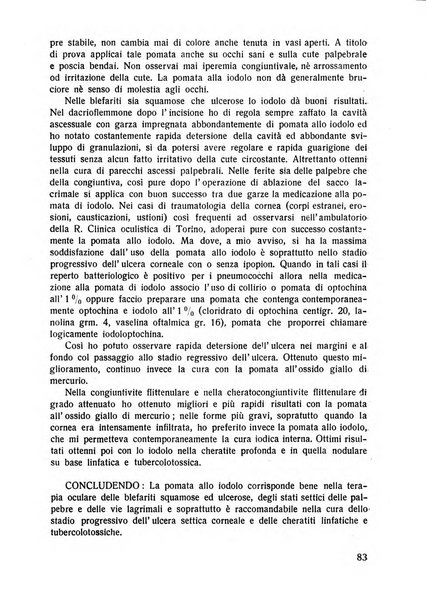 Lettura oftalmologica rivista mensile di oculistica pratica