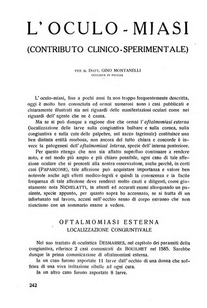 Lettura oftalmologica rivista mensile di oculistica pratica