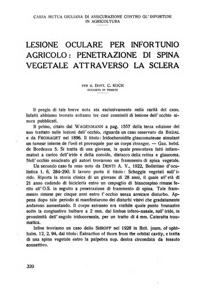 Lettura oftalmologica rivista mensile di oculistica pratica