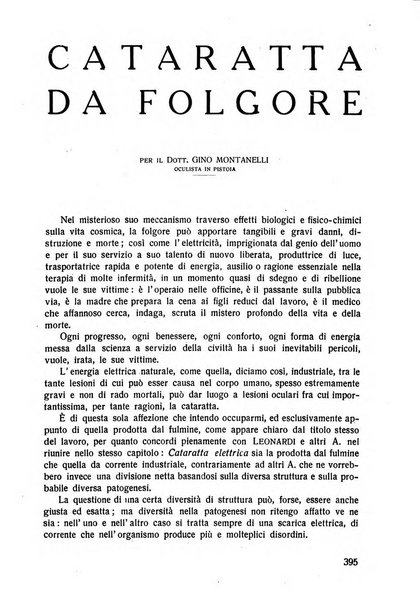 Lettura oftalmologica rivista mensile di oculistica pratica