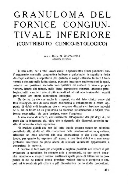 Lettura oftalmologica rivista mensile di oculistica pratica