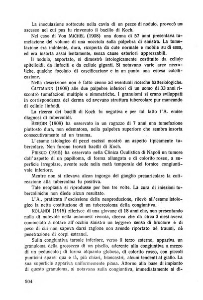 Lettura oftalmologica rivista mensile di oculistica pratica