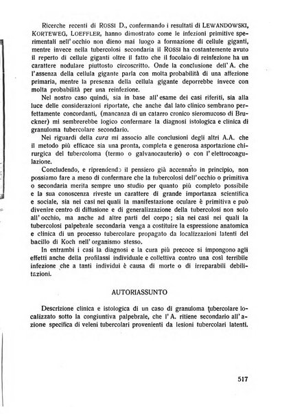 Lettura oftalmologica rivista mensile di oculistica pratica