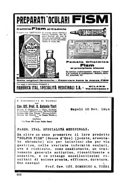 Lettura oftalmologica rivista mensile di oculistica pratica