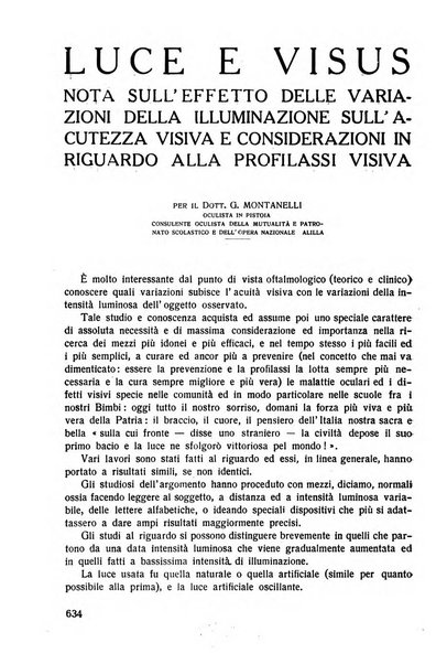 Lettura oftalmologica rivista mensile di oculistica pratica