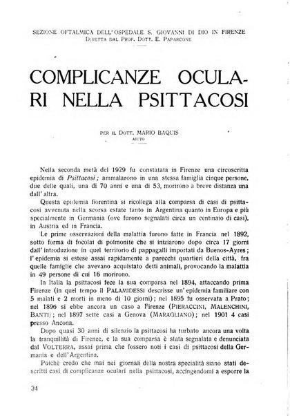 Lettura oftalmologica rivista mensile di oculistica pratica