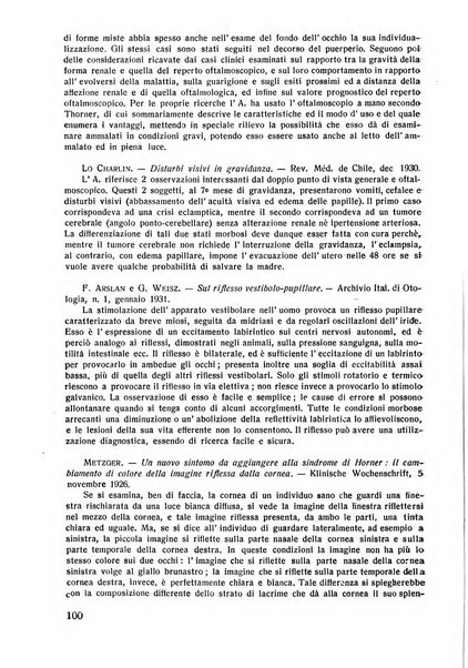 Lettura oftalmologica rivista mensile di oculistica pratica