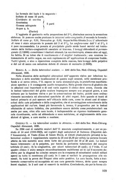 Lettura oftalmologica rivista mensile di oculistica pratica