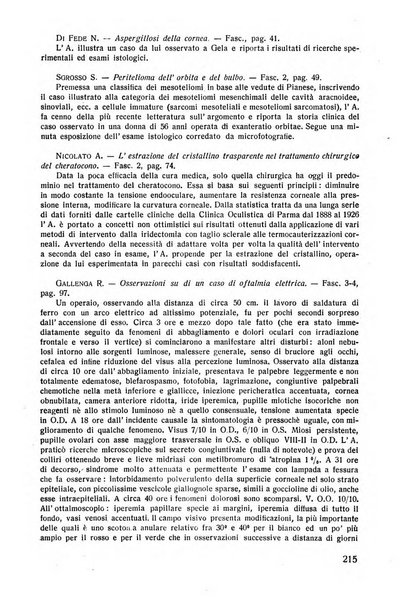 Lettura oftalmologica rivista mensile di oculistica pratica