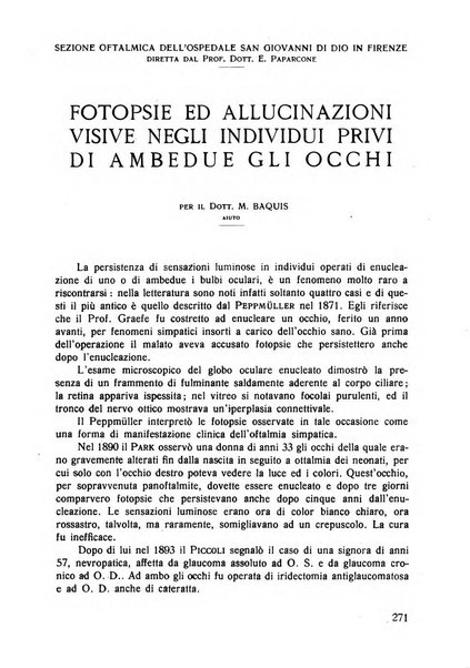 Lettura oftalmologica rivista mensile di oculistica pratica