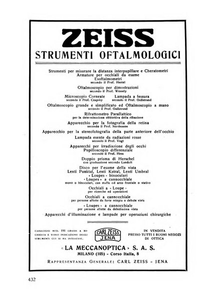 Lettura oftalmologica rivista mensile di oculistica pratica