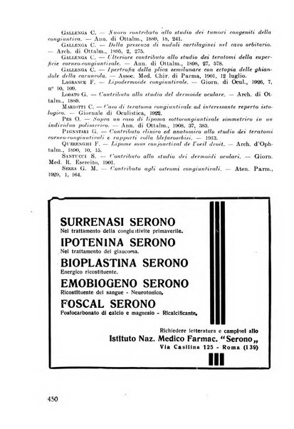 Lettura oftalmologica rivista mensile di oculistica pratica