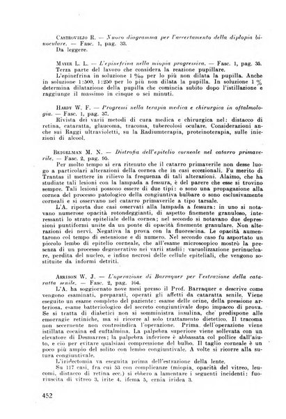 Lettura oftalmologica rivista mensile di oculistica pratica