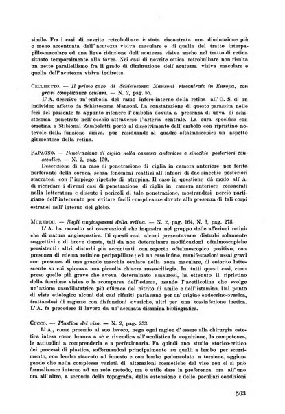 Lettura oftalmologica rivista mensile di oculistica pratica