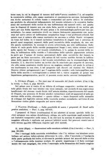 Lettura oftalmologica rivista mensile di oculistica pratica