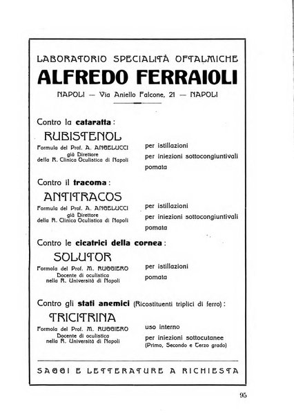 Lettura oftalmologica rivista mensile di oculistica pratica