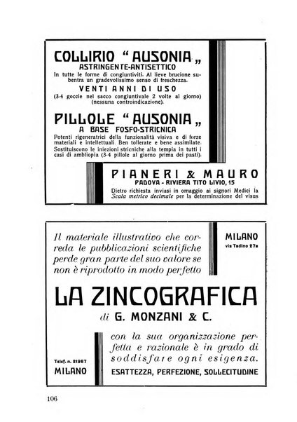 Lettura oftalmologica rivista mensile di oculistica pratica