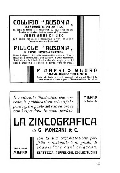 Lettura oftalmologica rivista mensile di oculistica pratica