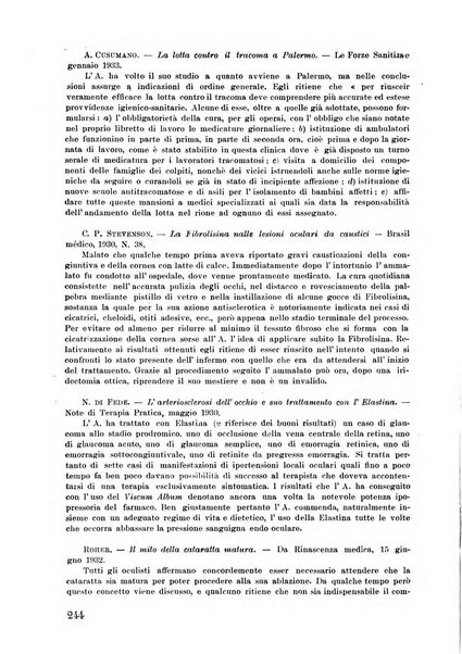 Lettura oftalmologica rivista mensile di oculistica pratica