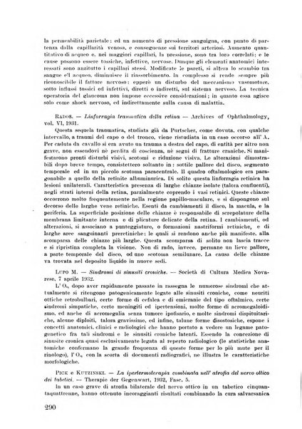 Lettura oftalmologica rivista mensile di oculistica pratica