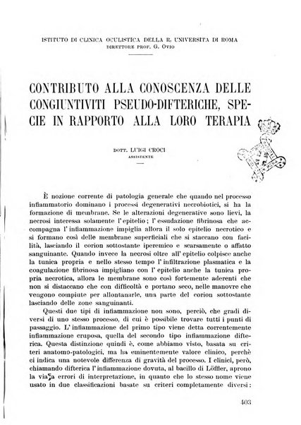 Lettura oftalmologica rivista mensile di oculistica pratica