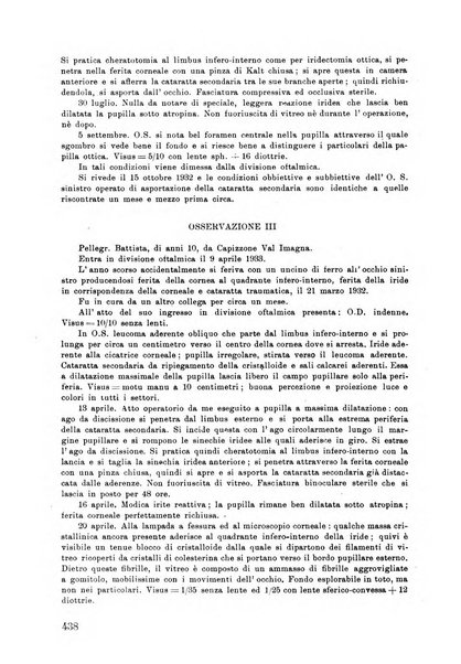 Lettura oftalmologica rivista mensile di oculistica pratica