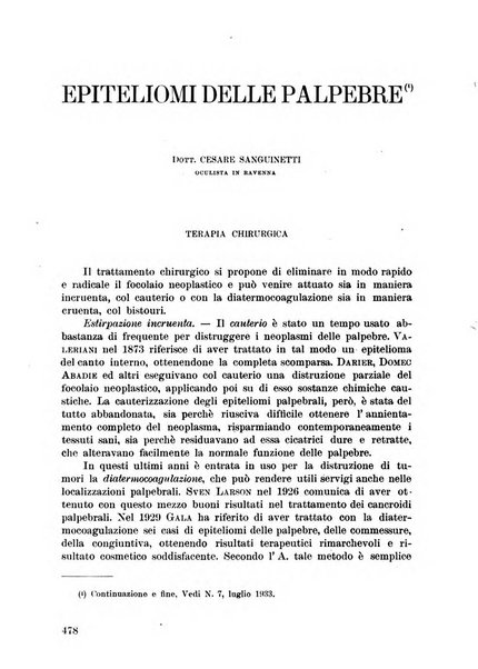 Lettura oftalmologica rivista mensile di oculistica pratica