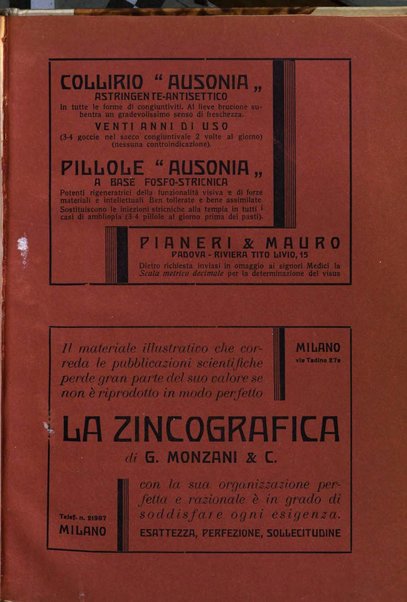 Lettura oftalmologica rivista mensile di oculistica pratica