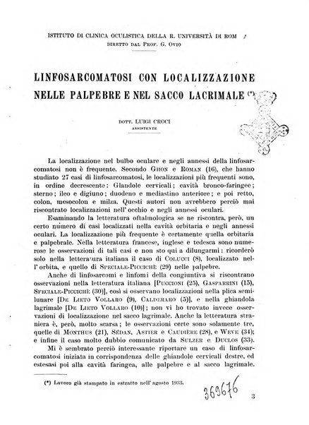 Lettura oftalmologica rivista mensile di oculistica pratica