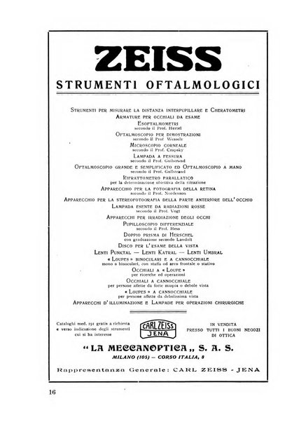 Lettura oftalmologica rivista mensile di oculistica pratica