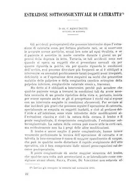 Lettura oftalmologica rivista mensile di oculistica pratica