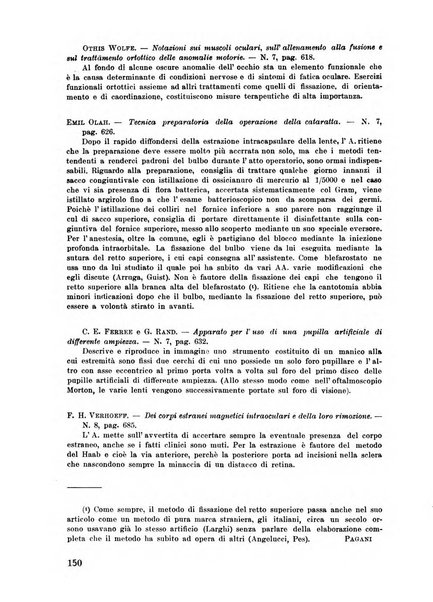 Lettura oftalmologica rivista mensile di oculistica pratica