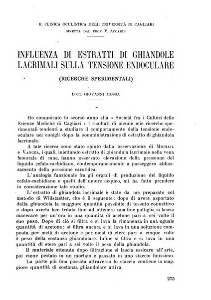 Lettura oftalmologica rivista mensile di oculistica pratica