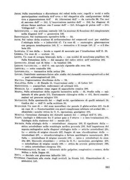 Lettura oftalmologica rivista mensile di oculistica pratica