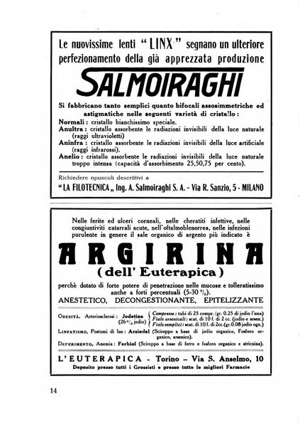 Lettura oftalmologica rivista mensile di oculistica pratica