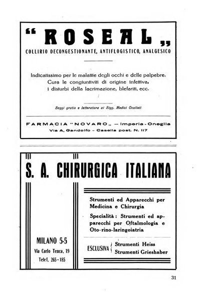 Lettura oftalmologica rivista mensile di oculistica pratica