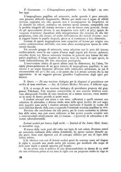 Lettura oftalmologica rivista mensile di oculistica pratica